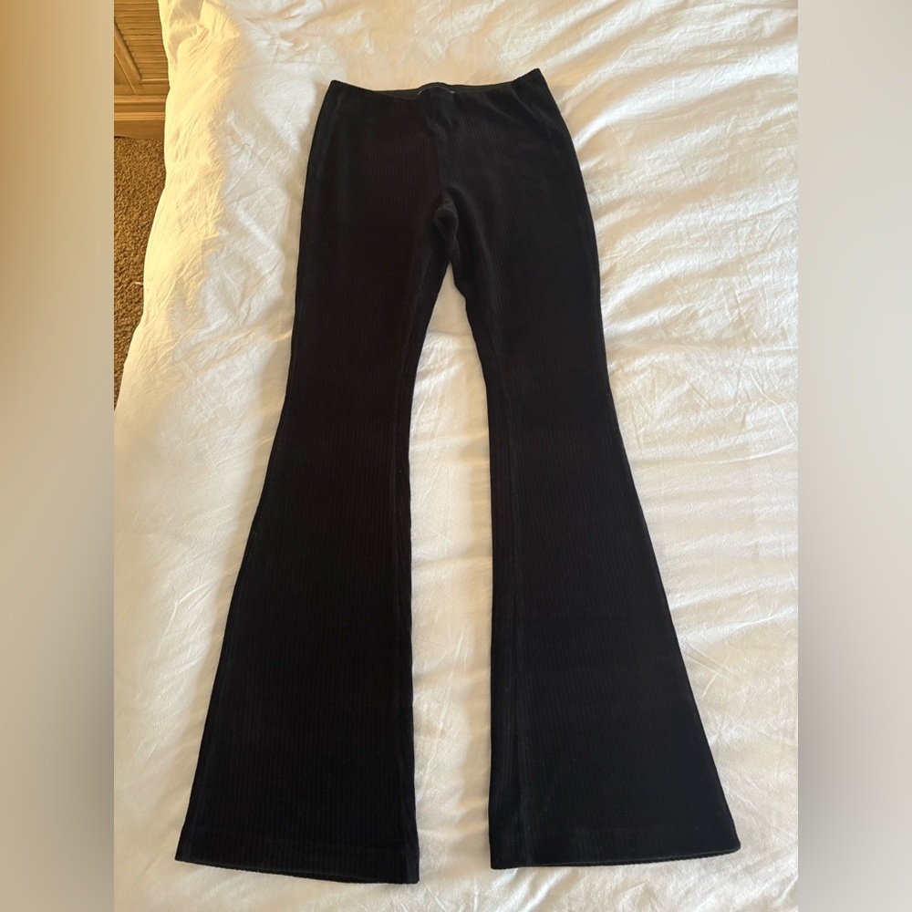 Free People Velvet/Corduroy ribbed flare pant